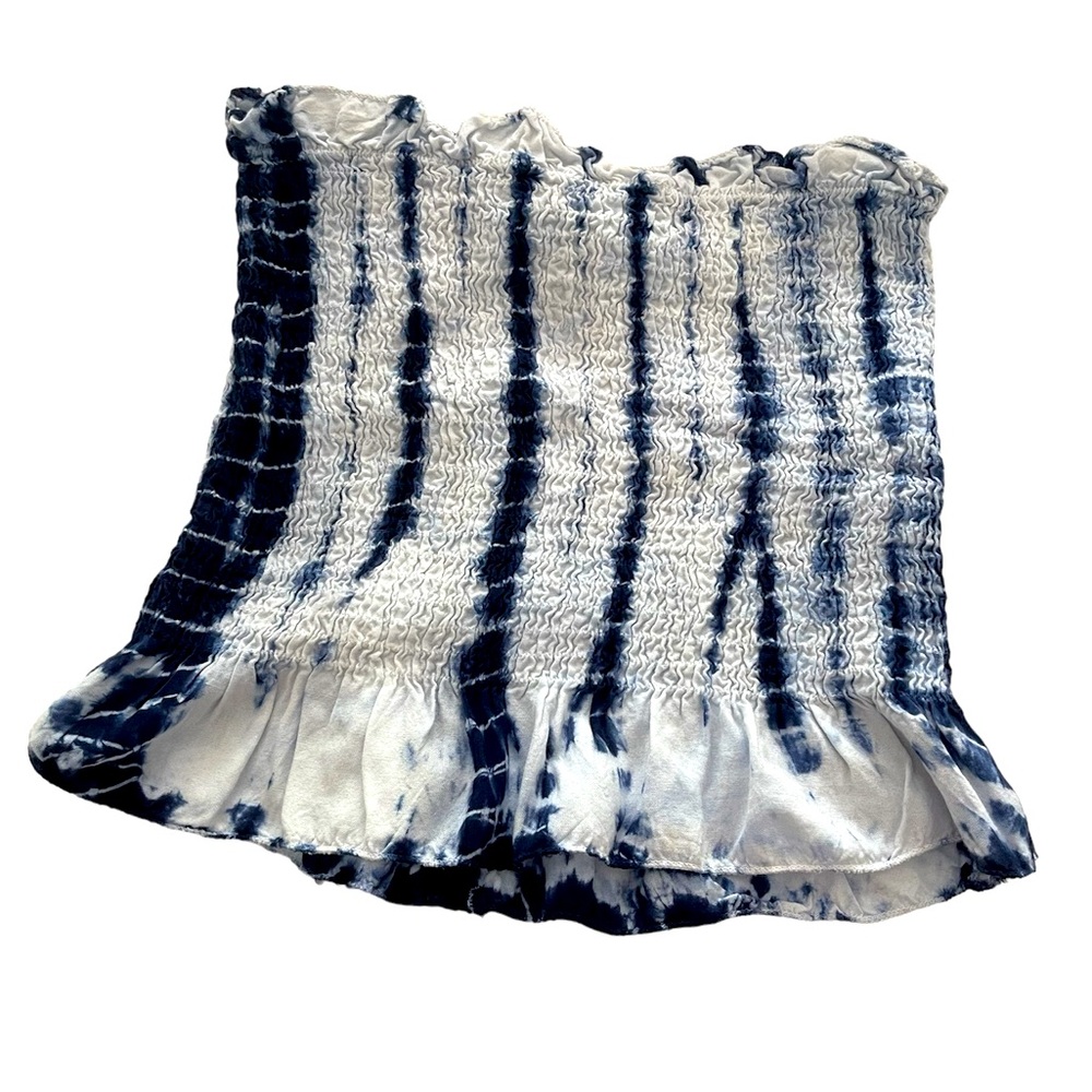 Style Envy Smocked, Tie-Dye Tube Top w/ Frills